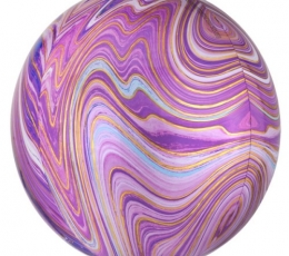  Foolium õhupall-marblez, lilla (38x40cm)