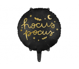 Fooliumist õhupall „Hocus Pocus“, must (45 cm)