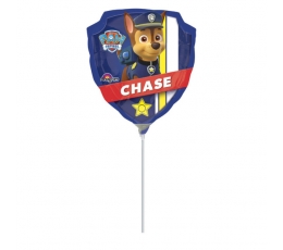 Fooliumist õhupall pulgaga "Paw Patrol Chase" (20x22 cm)