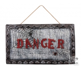 Interaktiivne dekoratsioon-silt „Danger“ (47 cm)