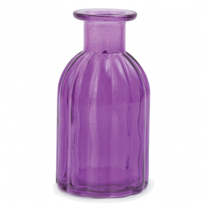 Klaaspudel - vaas, lilla (13,5 cm)