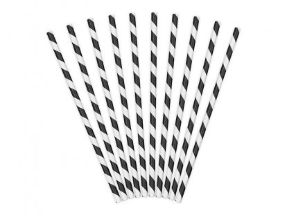 Kõrred, mustad - laia triibulised (10 tk.)