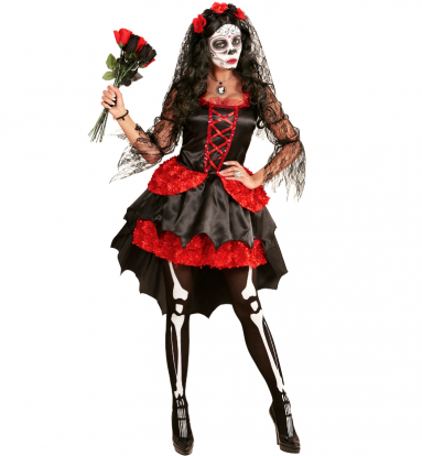 Kostüüm "Dia de los Muertos Bride" (M)