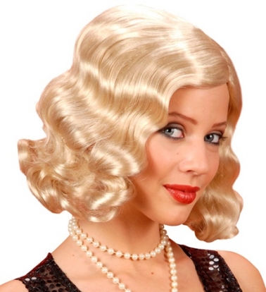 Naiste parukas "Roaring 20's blonde"