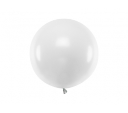  Õhupall, valge (60 cm/Party Deco)