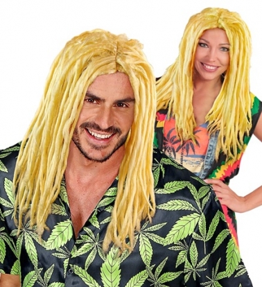 Rasta parukas, blond