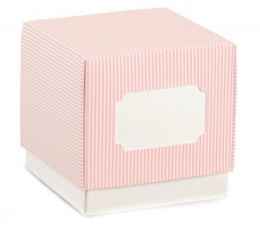 Karp, roosa triibuline (70x70x70 mm)