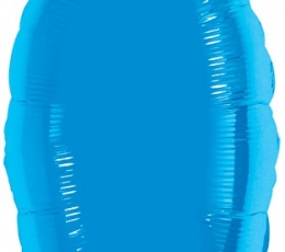 Fooliumist õhupall "Sinine leht" (63x29 cm.)