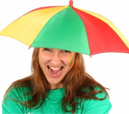 Müts-vihmavari  "Kollane, roheline, punane"
